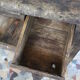 Ancient wooden workbench