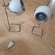 Pair of vintage eyeball lamps
