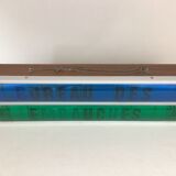 Formica vintage illuminated sign "Hiring Office"