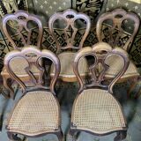 Suite de 7 chaises Louis Philippe