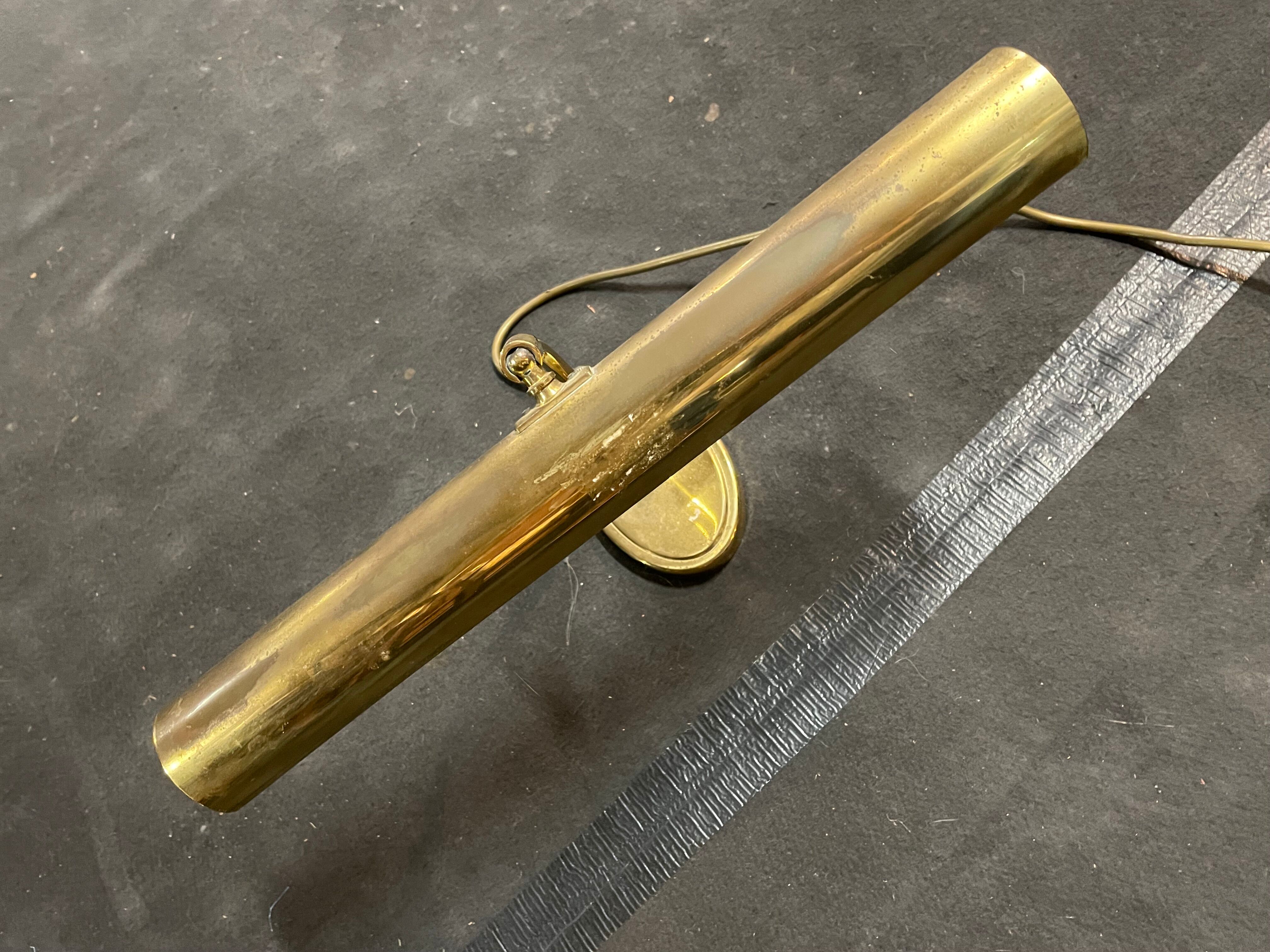 Brass desk lamp