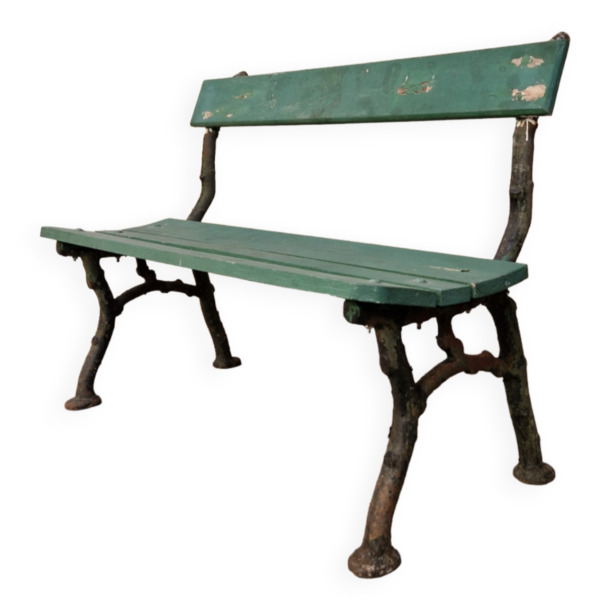 Cast iron garden bench