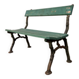 Cast iron garden bench