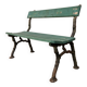 Cast iron garden bench
