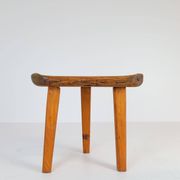 Tabouret suédois en pin, années 1960