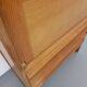 Vintage Guillerme and Chambron secretary desk in solid oak from the 50s and 60s
