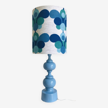 Large 70s pop table lamp