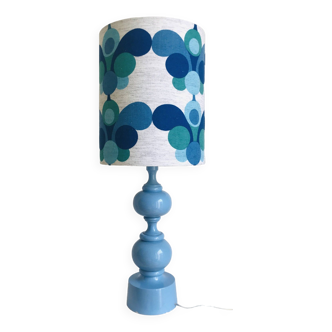 Large 70s pop table lamp