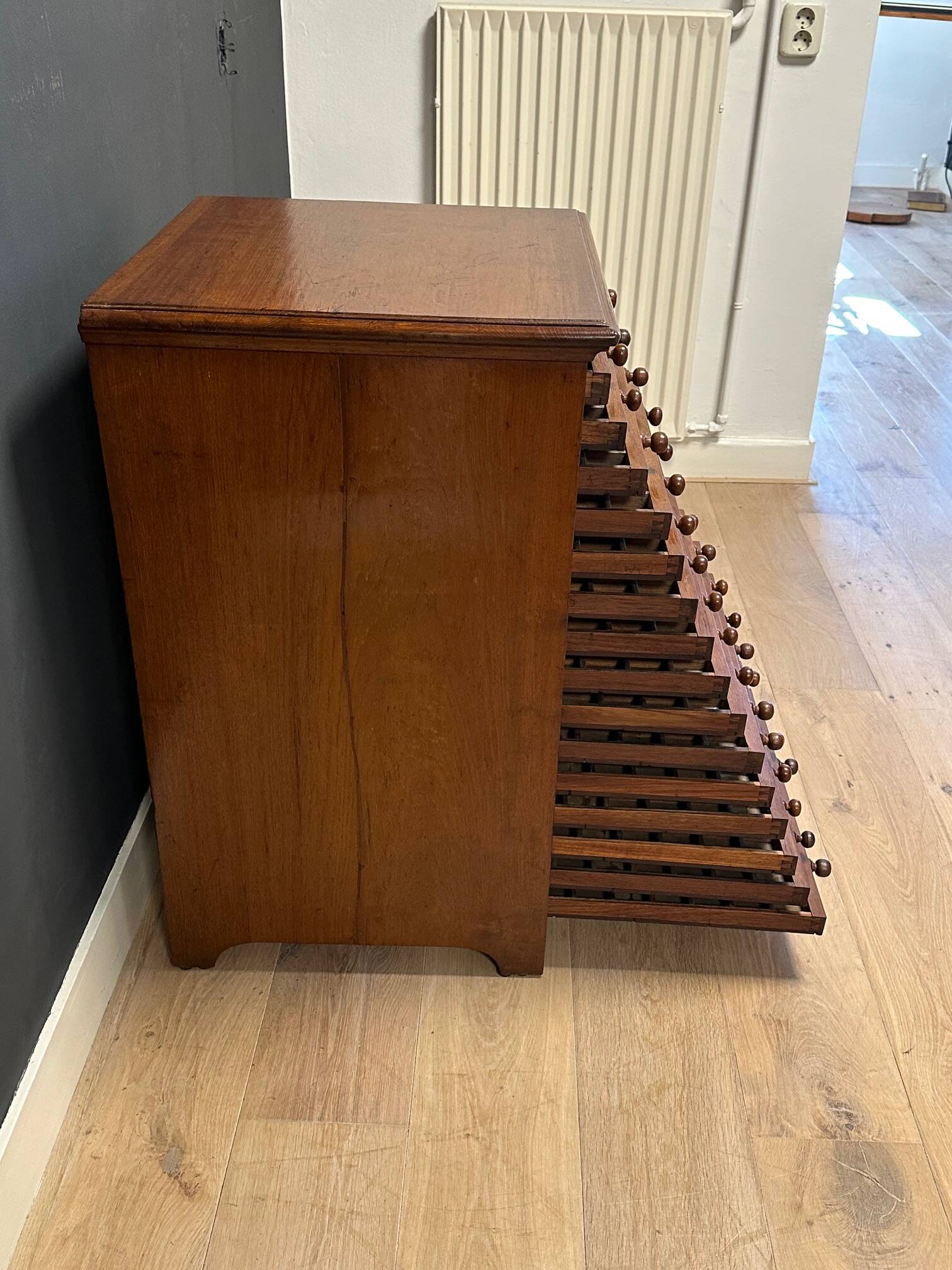 Antique collectors cabinet
