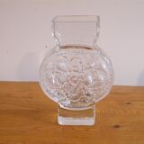 Vintage Finnish glass vase 1970
