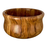 Olive wood salad bowl