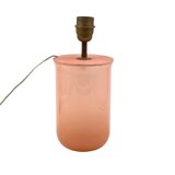 Mid Century Modern Pink Murano Glass Table Lamp Base, Italy, 1950s