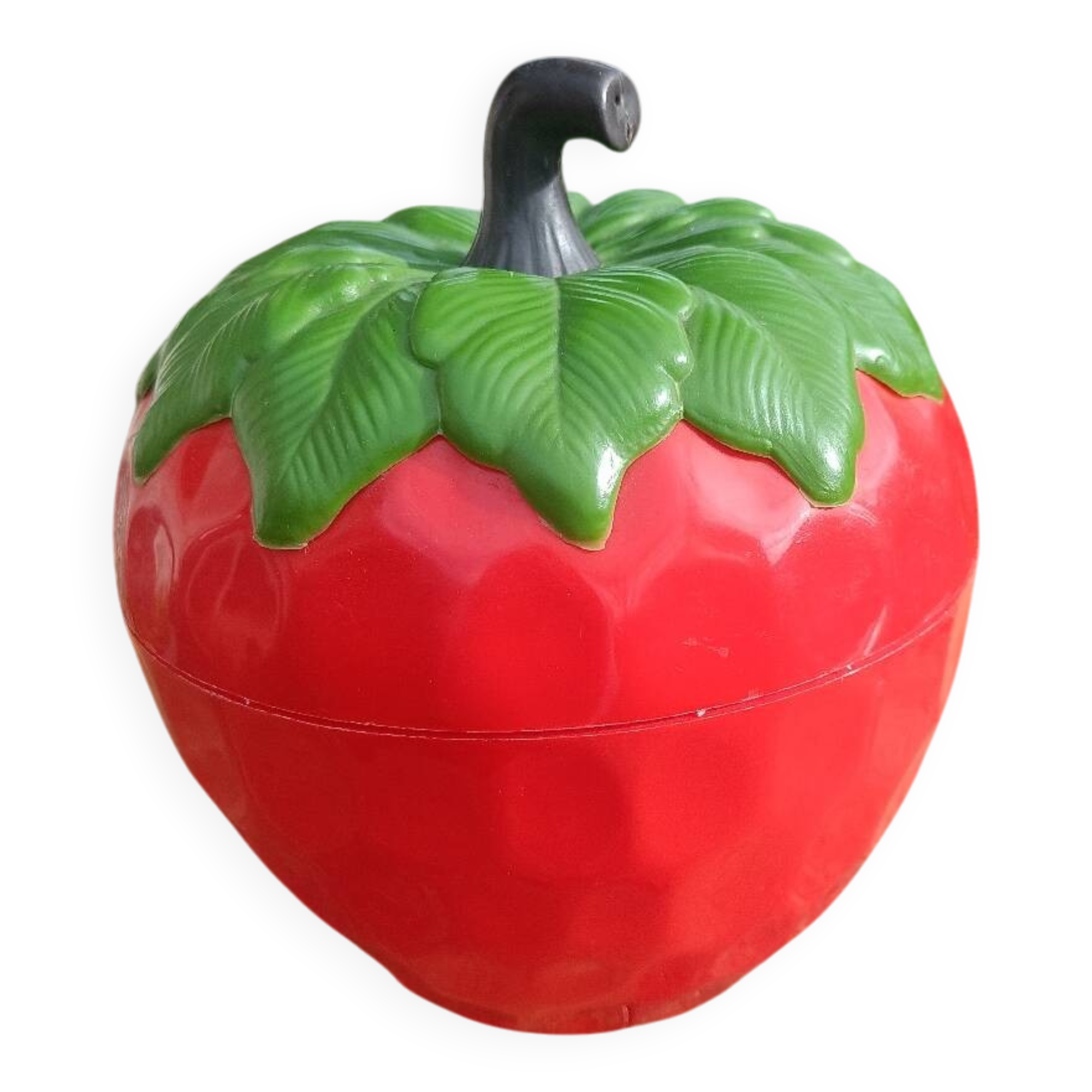 Vintage strawberry ice bucket