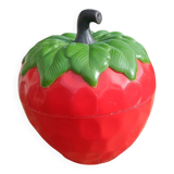 Vintage strawberry ice bucket