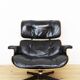 Fauteuil et pouf Charles & Ray Eames pour Herman Miller