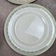 Set of 6 vintage Saintonge flat plates – semi-porcelain