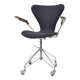Series 7 Armchair Model 3217 Eiffel Foot By Arne Jacobsen By Fritz Hansen, Original Edition