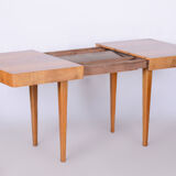 Table à manger restaurée en chêne ArtDéco, Jindrich Halabala, UP Zavody, Tchéquie, années 1940