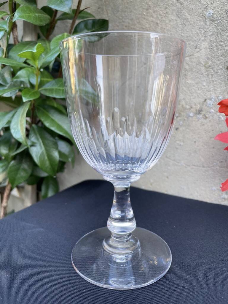 6 baccarat water glasses – art nouveau