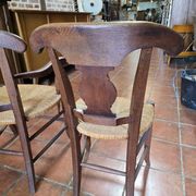 Fauteuil campagnard + chaise en chêne