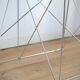 "Dining Table" by Max Sauze, steel and glass, France, circa 1970