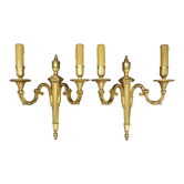 Paire d'appliques style Louis XVI par Lucien Gau, Paris