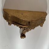 gilded wood console