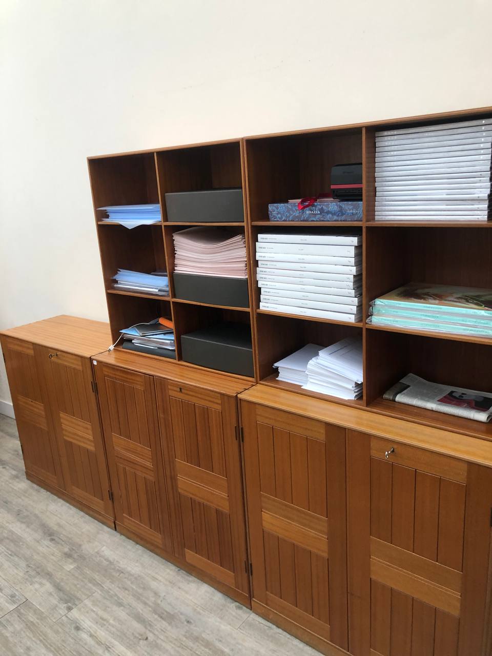 Wooden bookcase
