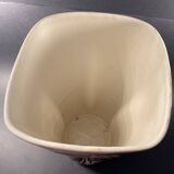 Glazed Ceramic Vase Signed Vallauris