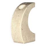 Travertine candle holder
