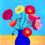 "Iceland Poppies" by Joseph Rethlin