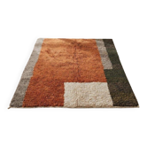 Tapis beni ouraine tissé main artisanale traditionnelle 2/3 m