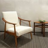 60s armchair reupholstered in loop