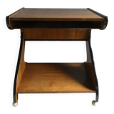 TV console cabinet from the 60s, on casters