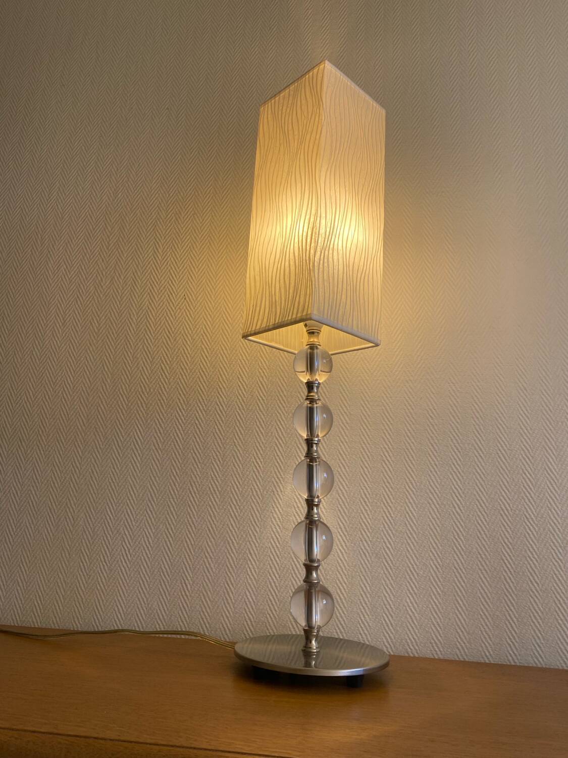 Lampe vintage massive design belge 70s