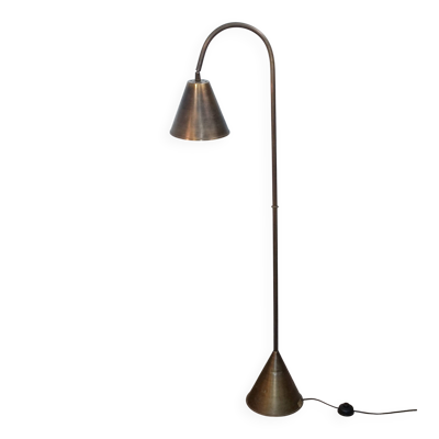 Lampadaire en Laiton par Jacques Adnet pour Valenti 1960s