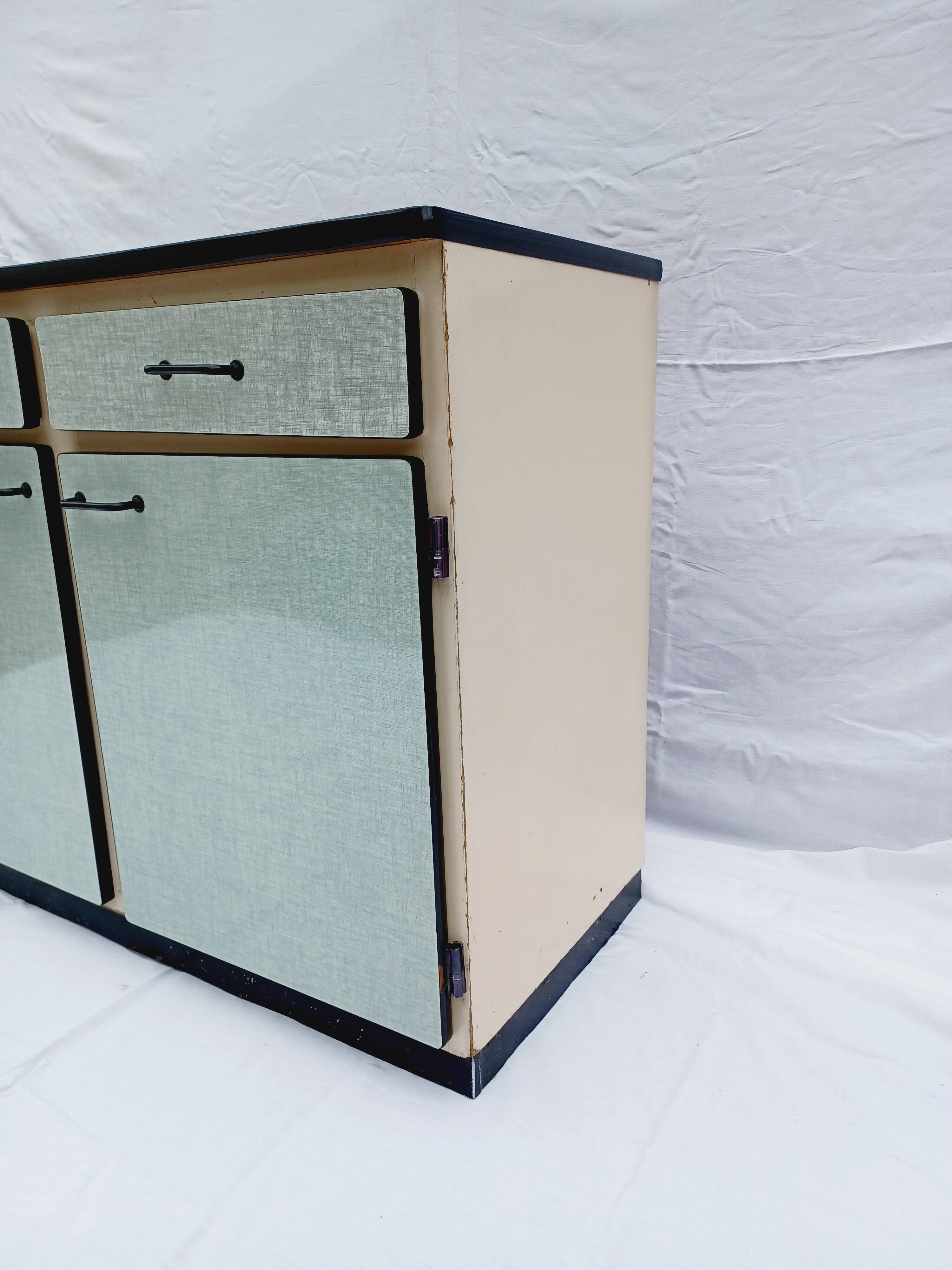 Formica sideboard Water green