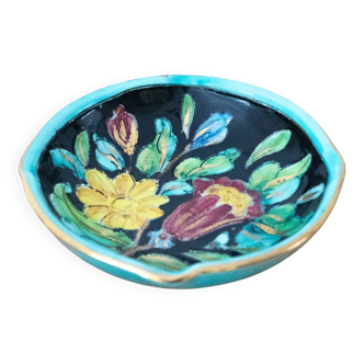 Small Vintage Ceramic Bowl, Signed 456 Cérart Monaco, Vide Poche Dish