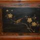 Antique Chinese armoire hand-carved around 1880 with country-style handles.