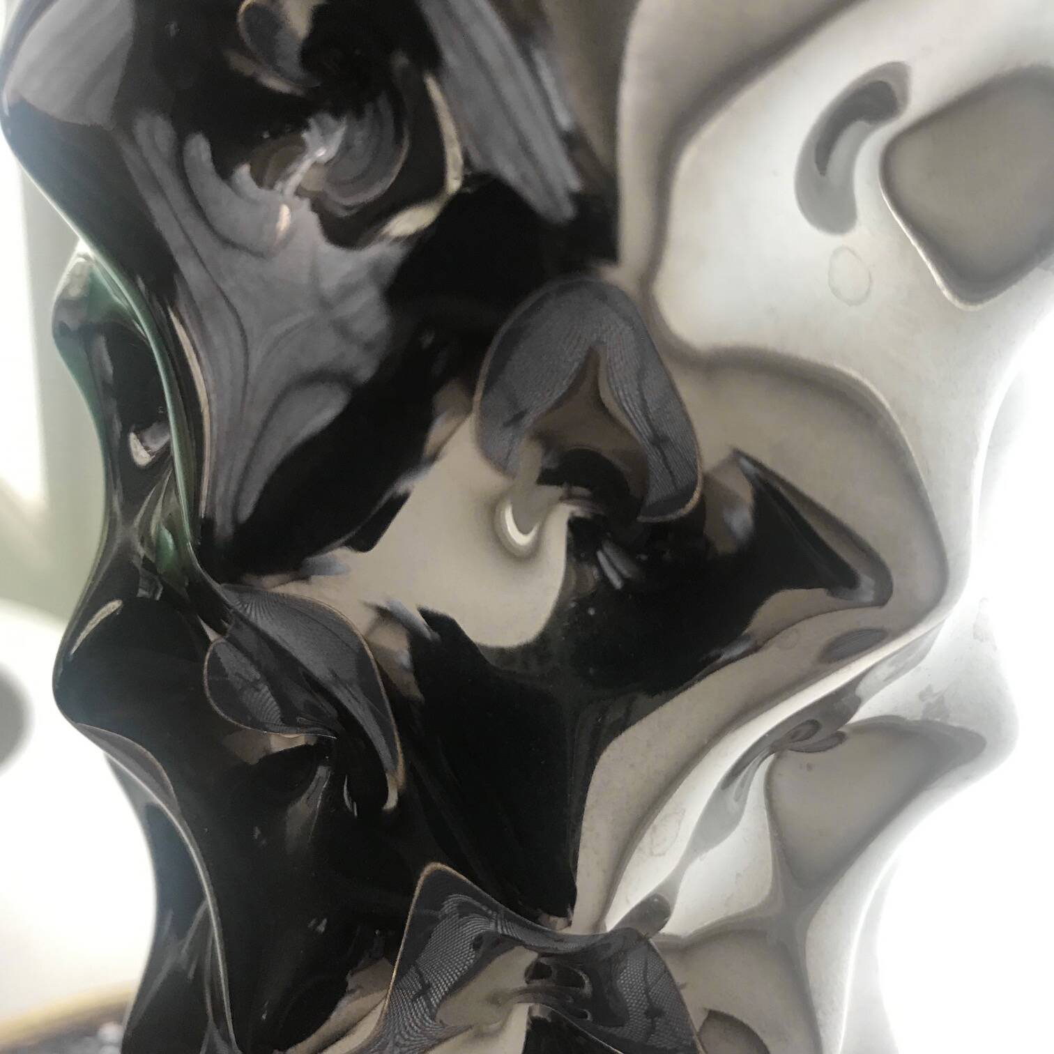 Vintage Platinum Vase • “Vibrations” • Rosenthal • 1970