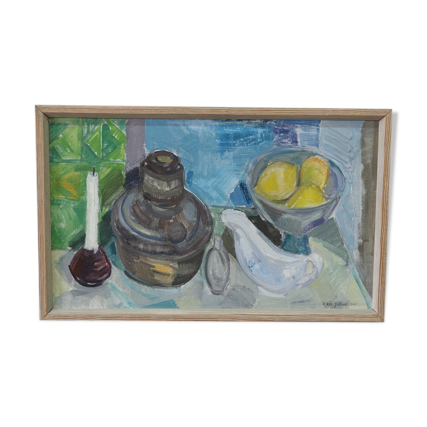 Eric Julius Svensson (1920-1995), Swedish Modern Painting, 1962, Oil on Canvas
