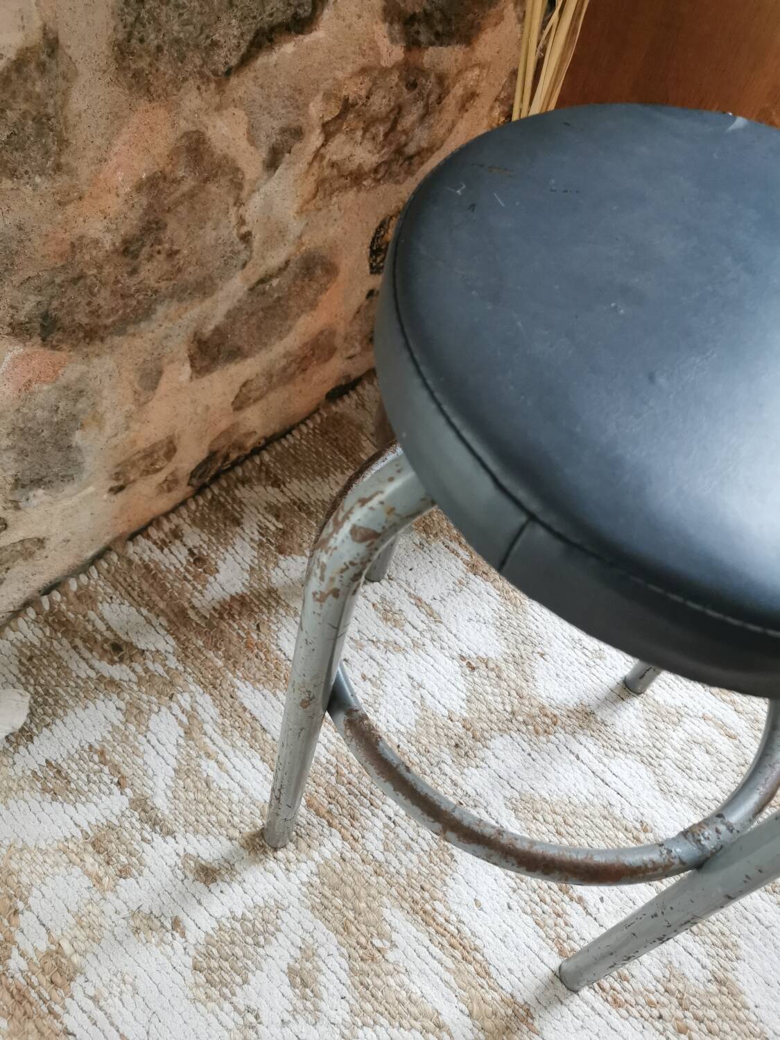 Industrial stool, telecom workshop