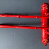 Antique wooden wall towel holder turned nineteenth