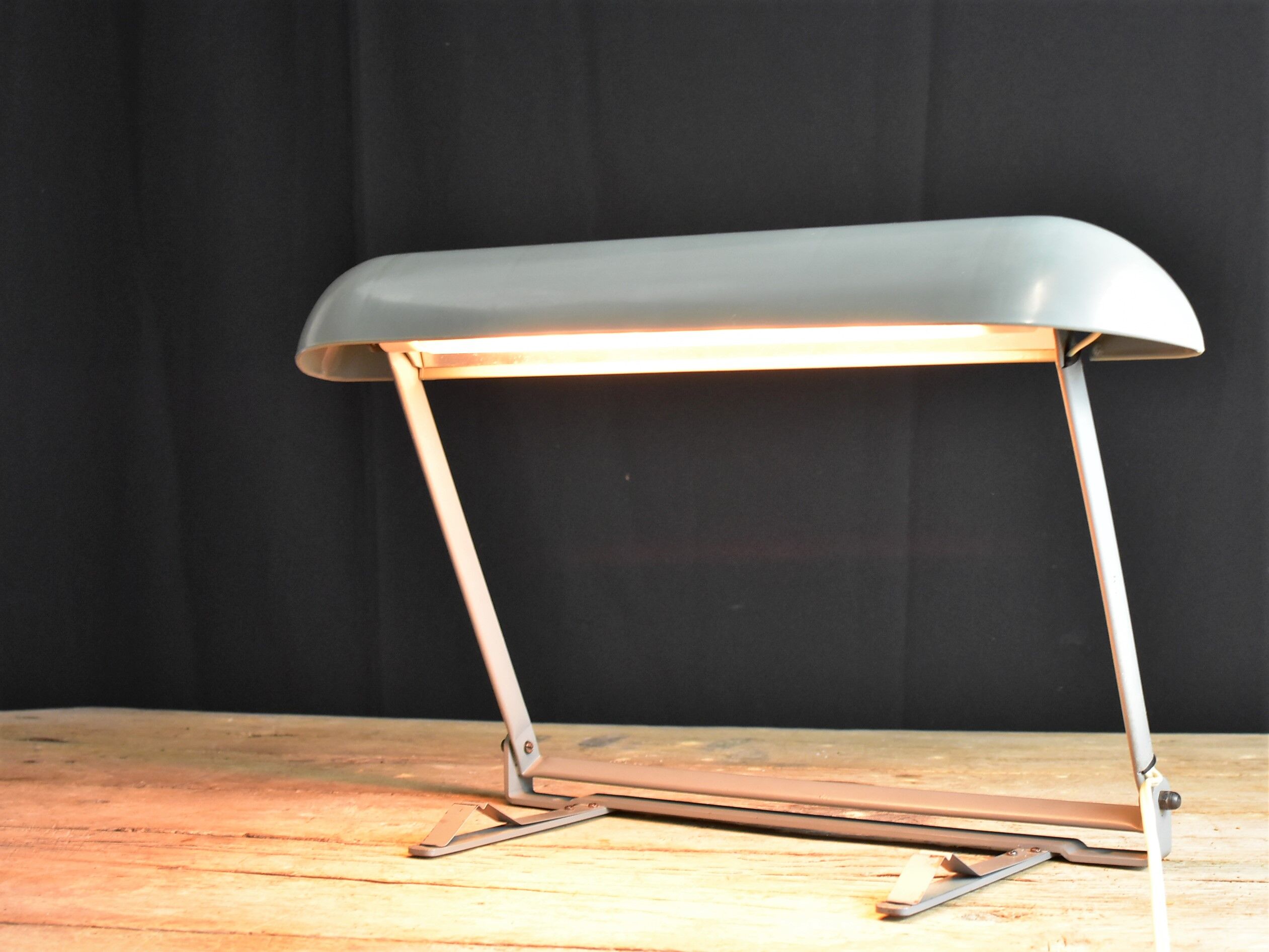 Industrial grey lamp