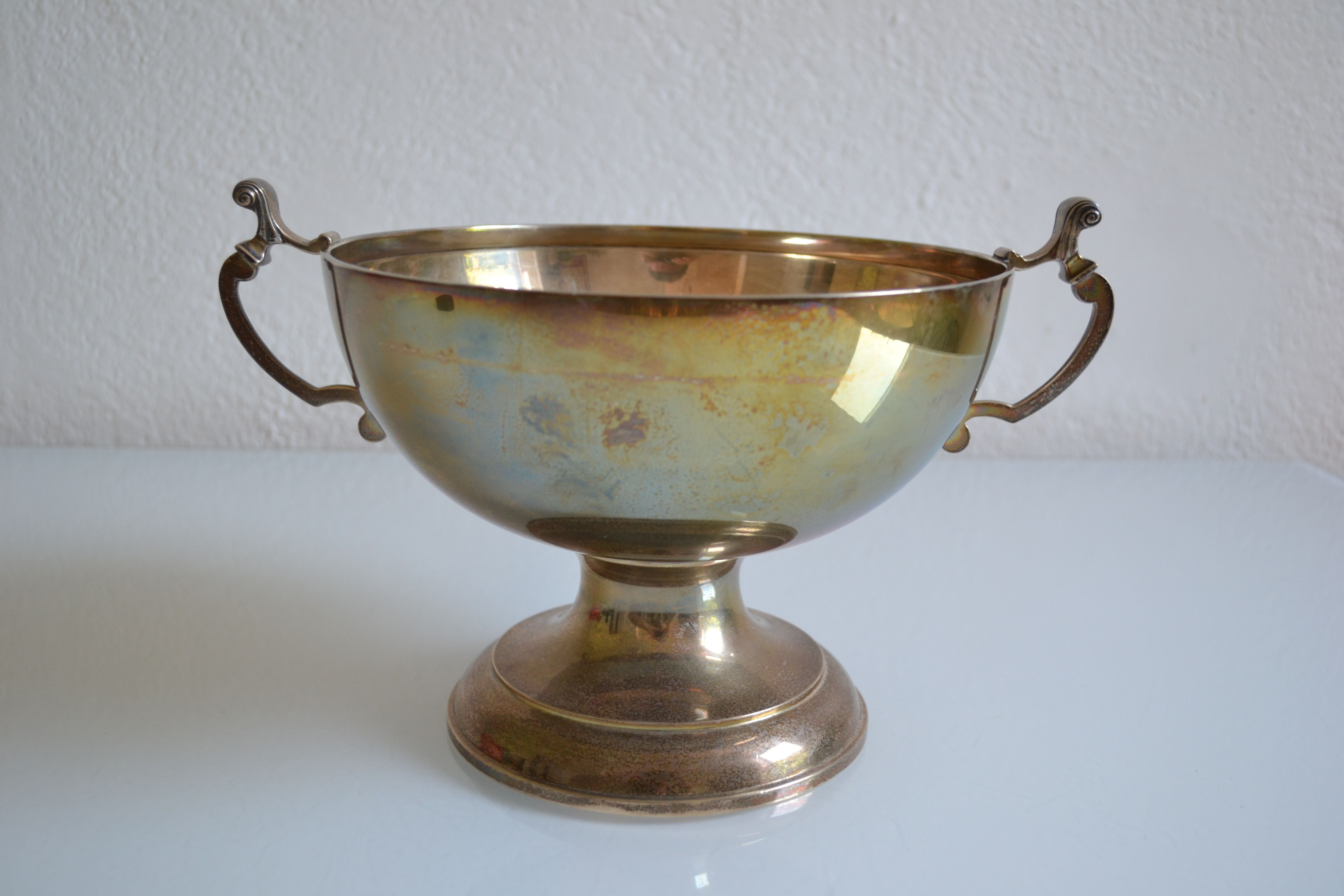 Coupe de mariage argent massif