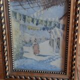 Orientalist watercolor by Fez Bask