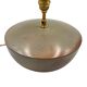 Mid-century modern green ceramic lamp base, Alain di Bin France 1960s