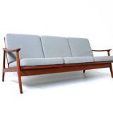 Mid-Century Danish Teak Sofa like Fredrik A. Kayser, 1960s