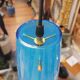Blue tech lamp, Murano crystal, Vetreria Vistosi, 70's – Italy