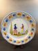 Assiette décorative en faïence Henriot Quimper
